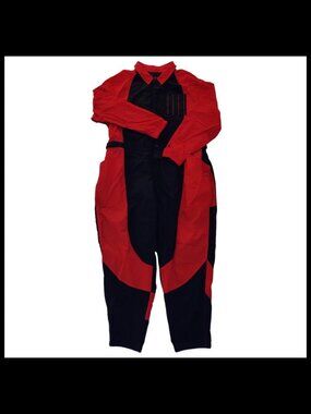 NWT Nike Jordan Essentials Flight Suit Jumpsuit DJ2628 Red/Black Women's Plus 3X